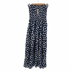 J Crew Smocked maxi dress in cotton voile Size M FLAW